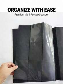 这款9格卡片收纳册可容纳多达360张卡片，并附赠20个优质卡套，让您的VMAX、GX、冰球卡和棒球卡井然有序。它防水防潮，方便翻阅，是保护您珍贵卡片的理想收藏品。 - 彩色 - 查看 6