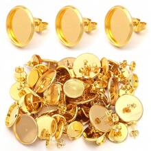 10个/包 不锈钢蝴蝶耳钉背扣，内径6-20毫米，简约时尚的耳钉配件，DIY珠宝制作配件 - 耳針耳托 - 查看 6