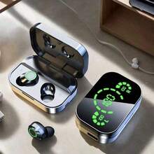 TWS无线蓝牙耳机，立体声运动耳机，HiFi音乐耳机，内置麦克风，高清通话和游戏耳机 - 彩色 - 查看 6