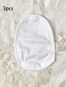 1pc/2pcs/3pcs/4pcs/6pcs/8pcs/10pcs Single Layer () Extender Panels For Baby Rompers, , Jumpsuits - Random Snap Style - Multicolor - View 14