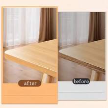 1卷 393.7英寸 x 0.78英寸 木纹装饰胶带 - 加厚PVC家具橱柜边缘自粘剥离粘贴膜，厚度0.2毫米，用于橱柜装饰、墙面边缘覆盖 - A - 查看 8