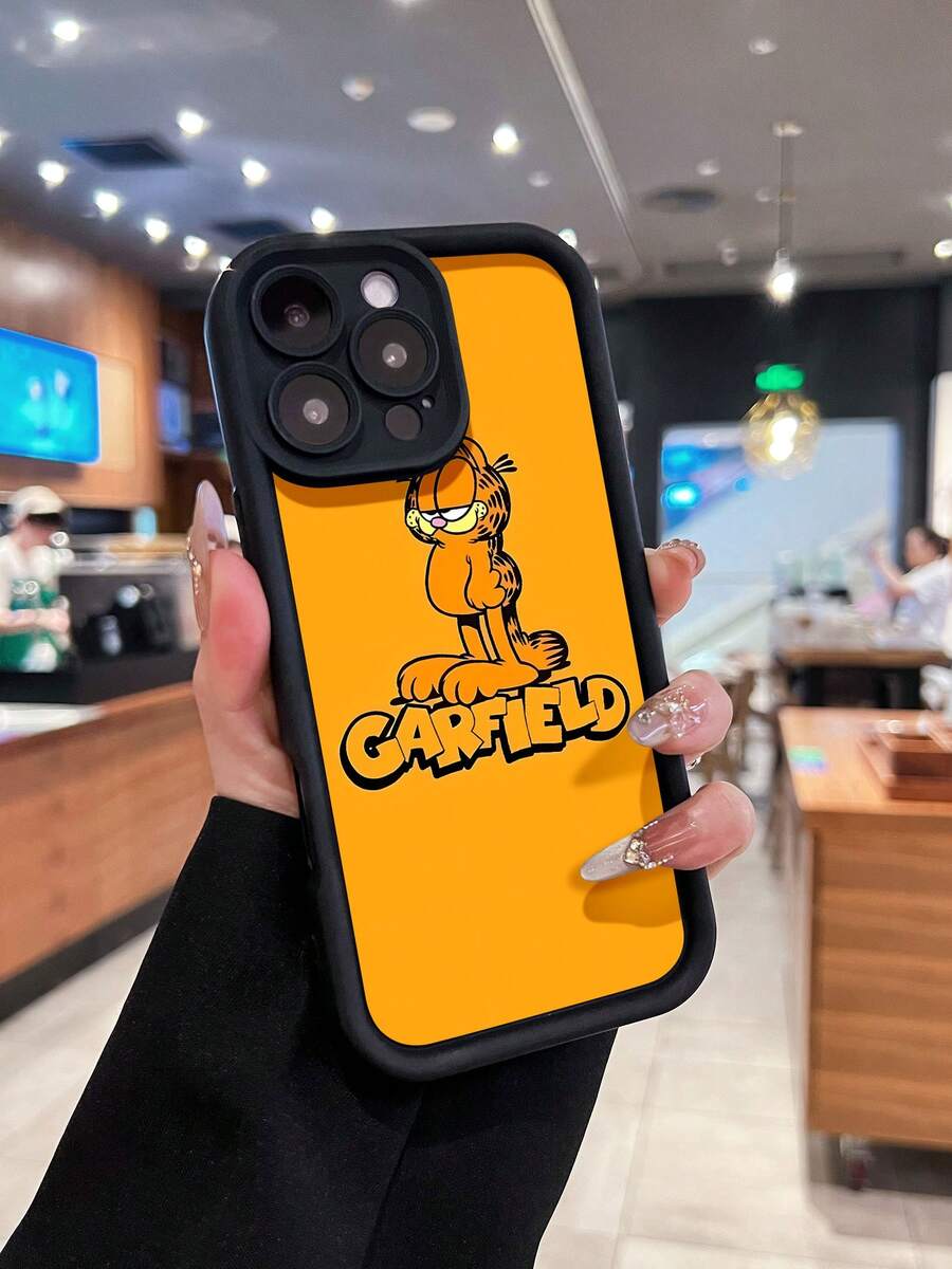 Funda para teléfono con diseño gráfico de Compatible con fundas para teléfonos 17 16 Pro Max 15 Pro Max 13 y 12 Material de TPU de cobertura total a prueba de golpes Impermeable a prueba de caídas y rayones Un gran regalo para familiares, amigos, amantes, novios/novias y para el Día de San Valentín - Negro - Ver 1