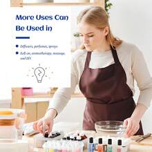 HIQILI 奇丽罗勒精油，甜草本精油，适用于卧室、瑜伽、冥想，有助于舒缓放松情绪，也可用于身体按摩、DIY手工皂礼品——100毫升/30毫升/10毫升 - Basil - 查看 7