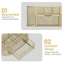 Desktop Bookshelf - Golden Yellow - View 5