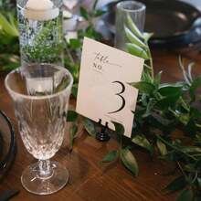 20pcs Customizable Wedding Table Number Cards (Without Stand), Printable Table Number Cards, Editable Table Number Cards, DIY Table Number Plates - White - View 3