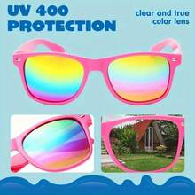 12pcs Packages Kids Glasses Bulk Kids Glasses Party Favor Neon Glasses For Kids Boys Girls Age 3-8 Birthday - Colorful Style - View 3