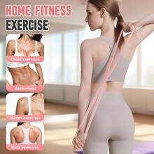 Exercise Bands For Women Men, 3Shaped Rubber Band With Handles For Full-Body Workouts, Strength Training, Chest Expander, Yoga Gym For Beginners - Blue - View 2