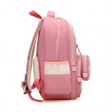 New Cartoon Cute Backpack, Large Capacity Ergonomic Design For Boys And Girls - Red - View 3