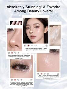 Phấn bắt sáng Physicians Formula Rhinestone Highlight Powder làm sáng da mặt và mắt, phấn nhũ lấp lánh ánh ngọc trai - Love Goddess, 2.5g - Bột thần Cupid - Xem 3