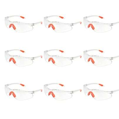 PC Anti-Impact Safety Goggles, Wind & Dust Proof Clear Eye Protection Glasses For Lab, Work & Riding