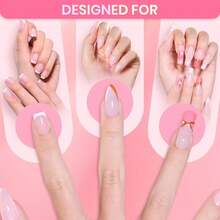 Beetles 10ML Super Strong Nail Glue For Press Ons, Nail Tips, Acrylic Nails No Uv Light Needed Nail Bond Brush In Nail Glue For Press On Nails Fake Nails Long Lasting For Beginners DIY Home - ColorA - 查看 4