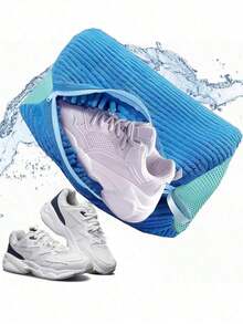Shoe Cleaning Bag,Washing Machine Shoe Bag–Heavy-Duty Reusable Washer & Dryer Laundry Shoe Bag, 360 ° Deep-Clean Zippered Protective Bag, Stain-Free Shoe Care Kit For Sneakers, Tennis Shoes, Running Shoes & Boots, Machine-Washable Footwear Storage Pouch, Durable Polyester Laundry Organizer With Carry Handle, Fits Most Sizes – Perfect For Home Laundry, Travel, Gym, Back To School,College Dorms & Outdoor Use - 彩色 - 查看 9
