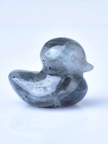 Exquisite 30mm Handcrafted Natural Stone Duck Figurine Charm - Perfect For Animal Lovers And Fashion Enthusiasts - Multicolor - View 12