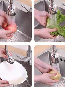 Extensión Flexible 360 De Llave Grifo Para Cocina Con 2 Modos de Función - A - Ver 4