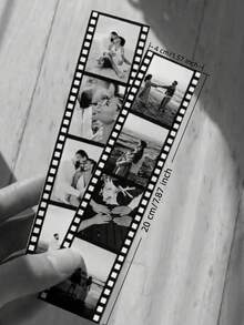 1pc/3pcs/6pcs Customized Photo Strips, Personalized Photo Booth Strips, Movie Strips, Customized Photo Booth Printing, Personalized Photo Booth Printing, Wedding Photo Booth Cards, Photo Booth Strip Frames, Small Gift Preserving Memories, Suitable For Anniversary, Mother's Day, Birthday, Wedding - Multicolor - View 7