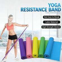 TPE Resistance Bands, Fitness Elastic Bands, Booty Bands, Yoga Stretch Bands - Multicolor - View 2