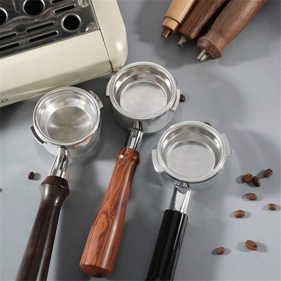 1Pc Universal Coffee Wooden Handle, Wooden Handle Replacement Kit For Coffee Machines Coffee Handle Coffee Machine Handle - Multicolor - View 1