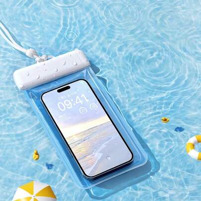 4pcs Waterproof Phone Pouch, Touchscreen Swimming Gear, Transparent Waterproof Phone Case