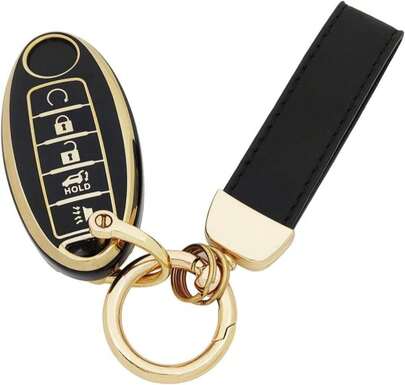 Vurbemes TPU Key Fob Cover Fit For Infiniti JX35 Q50 Q60 QX80 For Nissan Altima Murano Pathfinder Maxima Rogue Key Fob