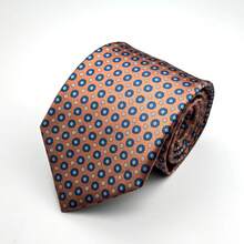 Premium Neckties, Men's Formal Business Handmade Necktie, Printed Casual Necktie Fabric - Multicolor - View 9