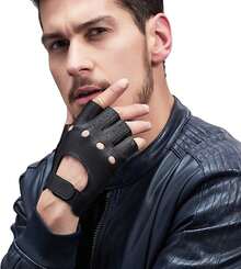 Womens Leather Gloves Driving Touchscreen Warm Nappa Texting Winter Wool Knitted Liner - a - Ver 2