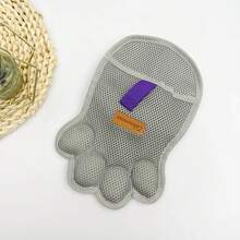 Pet Cat Deshedding Grooming Glove, Cute Cat Paw Shaped Fur Remover Brush, Dog Hair Cleaning Tool, Pet Supplies - Multicolor - View 12