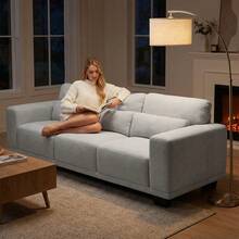 Dreamsmith 40-89in Multi Seater Sofa Couch Sleeper Sofa Bed, Convertible Futon Sofa Bed Couch Bed Sofa Cama, Modern Comfy Lounge Chair With Deep Seats Wide Armrests Thick Cushion, Removable Washable Covers, Murphy Bed Alternative Living Room Furniture For Home Bedroom,Grey - 灰色 - 查看 2