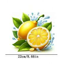 Bộ 1/2/3 miếng dán chuyển nhiệt họa tiết chanh, bền lâu, thích hợp để tự làm áo thun, áo hoodie, quần jean, áo nỉ, ba lô, áo khoác, túi xách, gối. - 3 CÁI-S - Xem 4