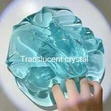 厚桶装抱抱挤压不粘减压史莱姆玩具 - 草莓粉史莱姆、海盐蓝史莱姆、椰子白史莱姆、苹果绿史莱姆、超大桶装史莱姆、黄油史莱姆、可挤压减压史莱姆 - 彩色 - 查看 9