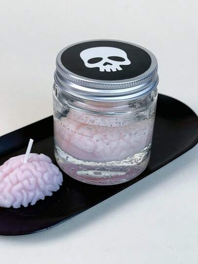 1pc Brain Shaped Decorative Scented Candle, Suitable For Therapist Office Or Holiday Decor, Special Gift, Candle, Scented Candle, Decorative Candle, Soy Candle, Gift For Friends, Gift For Her, Home Decor Candle