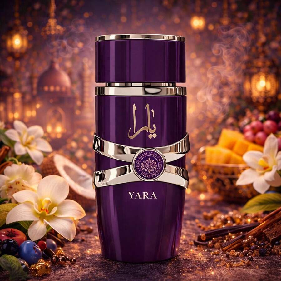 LATTAFA YARA VIOLETTE 100ML EDP WOMEN'S SOFT ORIENTAL FLORAL PERFUME - East - View 1