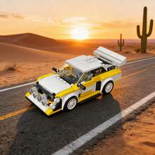 1340pcs Racing Car Theme Building Block Model Set, Multi-Color Options. Suitable For Car Enthusiasts, Including Black And Yellow/White Racing Cars. A Great Starter Choice For Block Building Hobbyists. Can Improve Finger Dexterity, Relieve Stress, And Cultivate Spatial Thinking. Ideal For Home Decor, Birthday/Holiday Gifts, And Party Favors. - Multicolor(Bag) - View 5