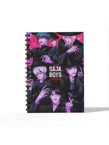 1pc KPOP Style A6 Notebook, Writing Pad, Sketchbook,  Spiral Notebook, Memo Book, Student Stationery, Back To School Supplies - Multicolor - View 5