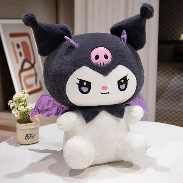 Sanrio 三丽鸥库洛米毛绒玩偶，超大柔软填充动物抱枕，女孩生日礼物，房间装饰