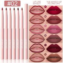6-Piece Retractable Lip Liner Set Waterproof & Long-Lasting Creamy Matte Velvet Effect For Sculpting & Sculpting Lips (#01) - 多色02 - 查看 2