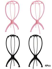 Bộ 4 giá đỡ tóc giả gấp gọn, giá đựng tóc giả di động dành cho nữ, tiện lợi cho việc tạo kiểu và du lịch, đầu trưng bày tóc giả 13,8 inch có thể chứa nhiều tóc giả. - Nhiều màu - Xem 16