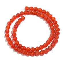 1pc Natural Agate & Jade Beaded Strand, Various Sizes Natural Stone Beads For DIY Jewelry - Onyx - View 9