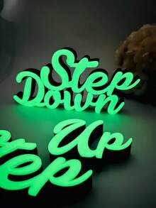 1pc Custom Bookend With Personalized Text, Stylish And Practical For Home Or Office Use - Multicolor - View 5