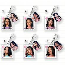 KATSEYE钥匙扣饰品，MANON吊坠，MEGAN包包挂饰，DANIELA钥匙扣，国际女子组合KATSEYE吊坠 - 彩色 - 查看 2