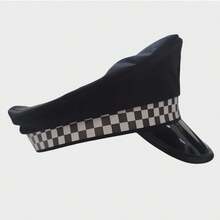 boina de poli ideal para complemetar tu disfraz adolecente y adulto - Negro - Ver 3