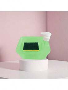 Pump Liquid Soap Dispenser, Kitchen Dish Brush & Sponge Holder, Suitable For Home Cleaning And Sink - Dish Soap Dispenser - View 3