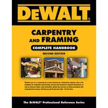 Pre-Owned Dewalt Carpentry And Framing Complete Handbook (Paperback) By Gary Brackett - Single Book - View 3