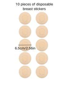 New (Transparent/Nude) Women's Invisible Bra, Silicone Bra With Shoulder Straps, Adhesive Bra, Reusable. - Multicolor - View 17