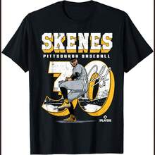 Paul Skenes Pittsburgh MLB2 Baseball Players MLBPSK205M T-Shirt - Black - View 1