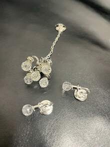 4个/3个/1个/2个迷你装饰灯，娃娃屋微型金属水晶吊灯，1:12比例水晶壁灯，1:12比例水晶吊灯，适用于娃娃屋客厅/卧室/厨房墙面/天花板装饰，迷人的娃娃屋精致水晶吊灯，揭开微缩世界的魅力，栩栩如生的小世界，是情人节、感恩节、复活节、圣诞节的理想之选！微缩物品，家具（不含灯具，拍照时请注意安全） - 彩色 - 查看 4