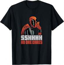 Camiseta  Deadpool SSHHHH No One Cares Whisper - màu đen - Xem 8