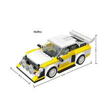 1340pcs Racing Car Theme Building Block Model Set, Multi-Color Options. Suitable For Car Enthusiasts, Including Black And Yellow/White Racing Cars. A Great Starter Choice For Block Building Hobbyists. Can Improve Finger Dexterity, Relieve Stress, And Cultivate Spatial Thinking. Ideal For Home Decor, Birthday/Holiday Gifts, And Party Favors. - Multicolor(Bag) - View 18