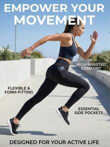 OKP 5 Pack High Waisted Yoga Leggings For Women With Side Pockets, Buttery Soft Butt Lifting Tummy Control Workout Pants, 4-Way Stretch Moisture Wicking Non-See-Through Leggings For Gym, Yoga, Running & Daily Lounge - 彩色 - 查看 3