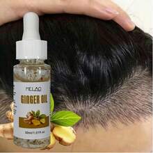 MELAO 生姜精油，专为头皮护理而设计，蕴含纯生姜提取物，滋养头皮，令秀发亮泽、柔软、强韧，30毫升/1.01液盎司，配有滴管 - 薑 - 查看 3