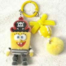 SPONGEBOB 1个海绵宝宝：深海冒险钥匙扣吊坠摆件，情人节及日常礼物 - 彩色 - 查看 2